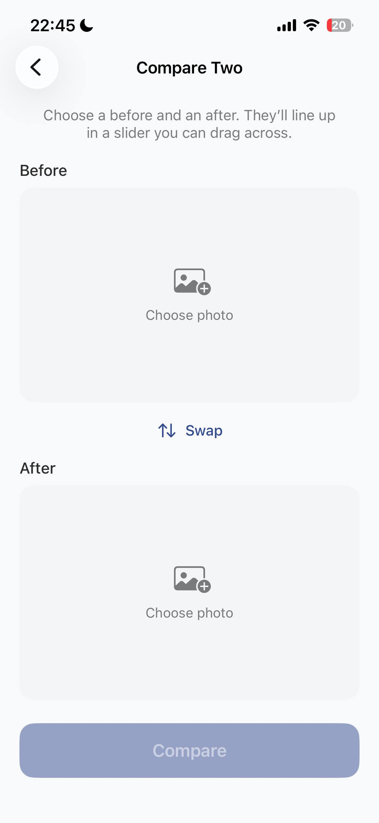 Before & after